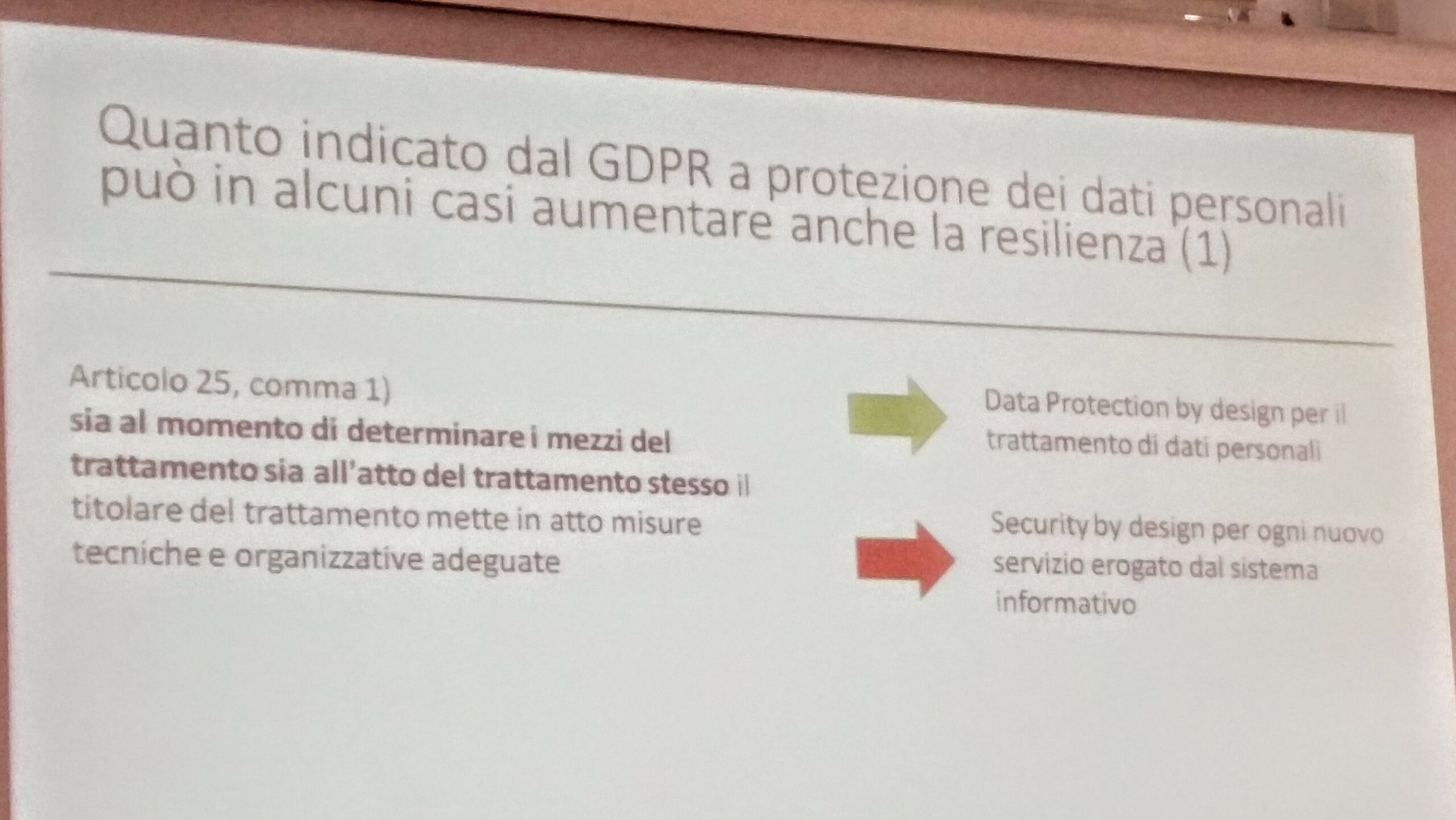 il "security by design"