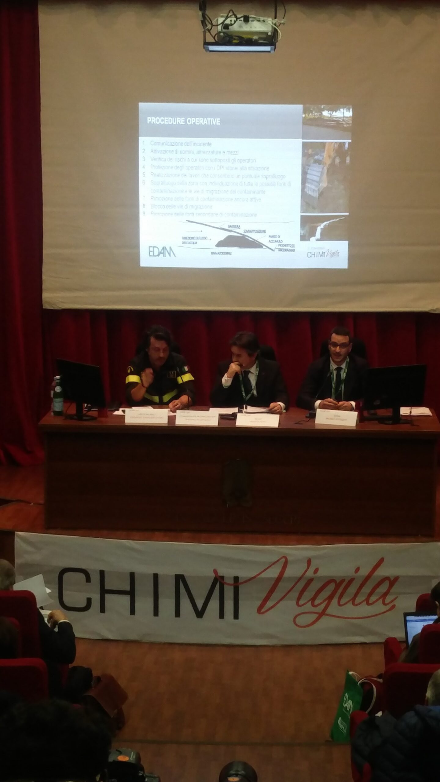 Matteo Bistoletti per Edam parla della difficolta di stabilire procedure operative in caso di disatri ambientali